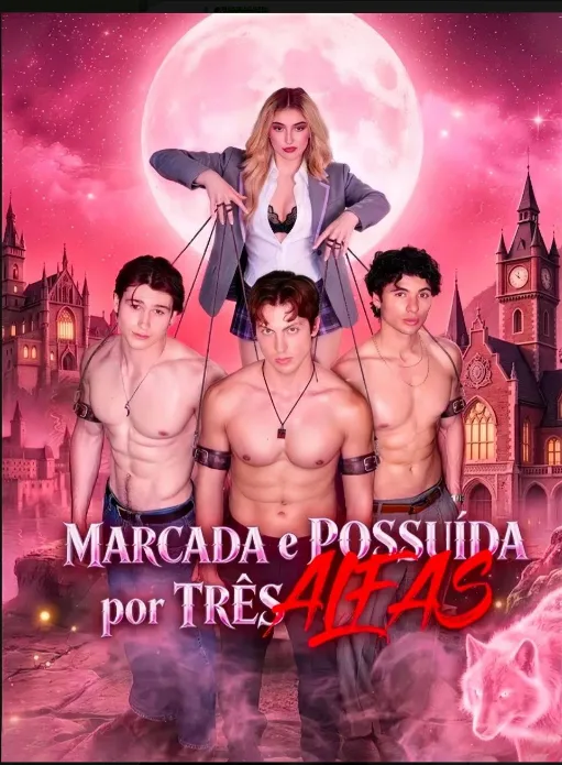 Capa de Marcada e Possuída por Três Alfas