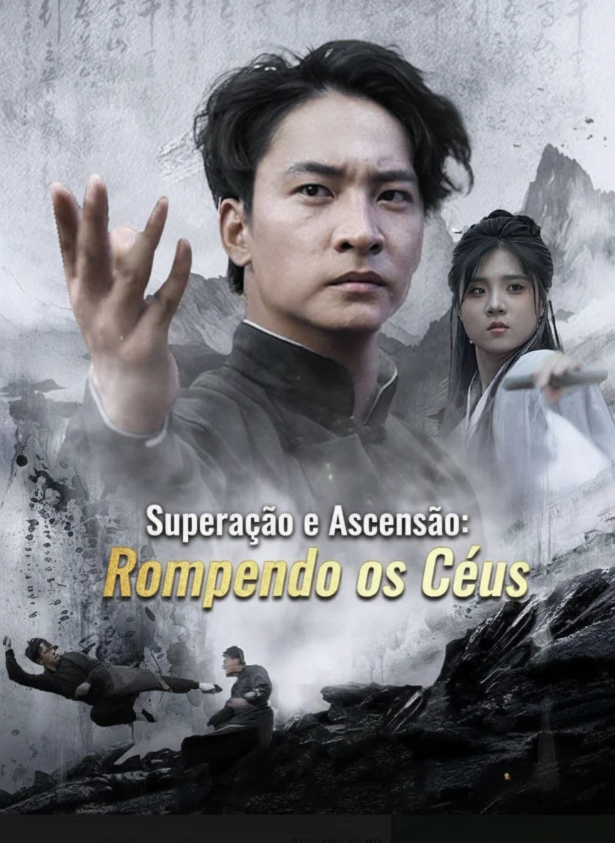 Capa de Superação e Ascensão Rompendo os Céus
