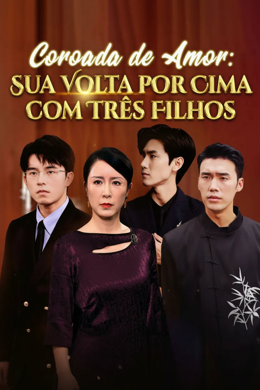 Capa de Coroada De Amor: Sua Volta Por Cima Com Três Filhos