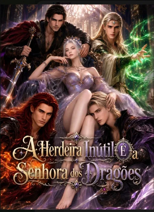 Capa de A Herdeira Inútil É a Senhora dos Dragões