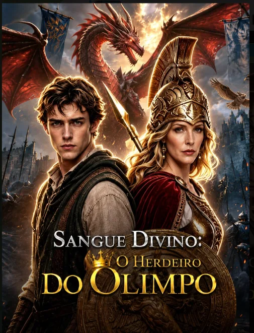 Capa de Sangue Divino: O Herdeiro do Olimpo