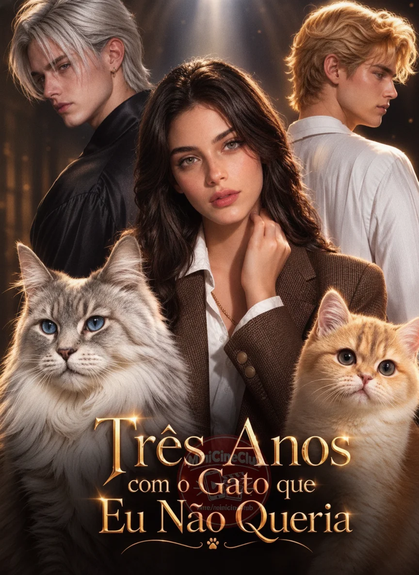 Capa de Três Anos Com o Gato Que Eu Não Queria