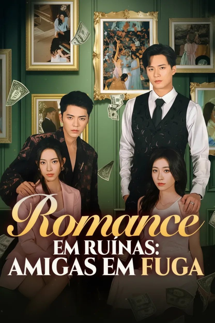 Capa de Romance Em Ruínas: Amigas Em Fuga