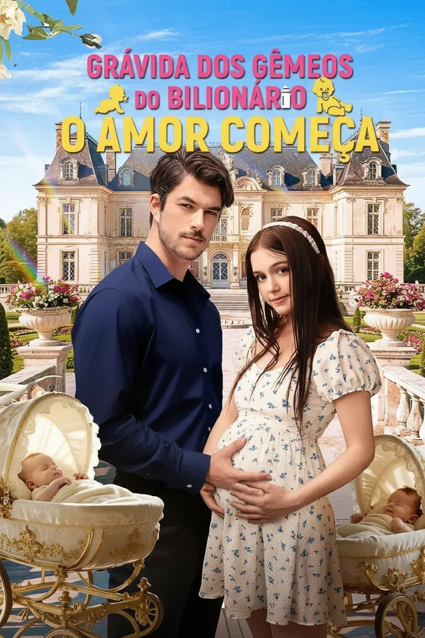 Capa de Grávida Dos Gêmeos Do Bilionário: O Amor Começa